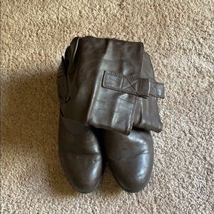 Dark brown boots